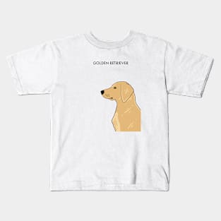 Golden Retriever -Portrait Kids T-Shirt